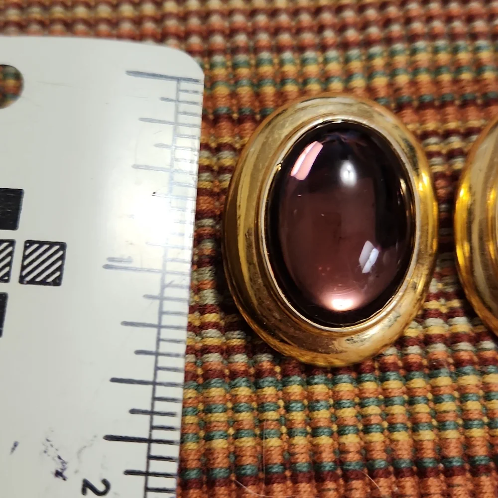 Purple Monet Earrings